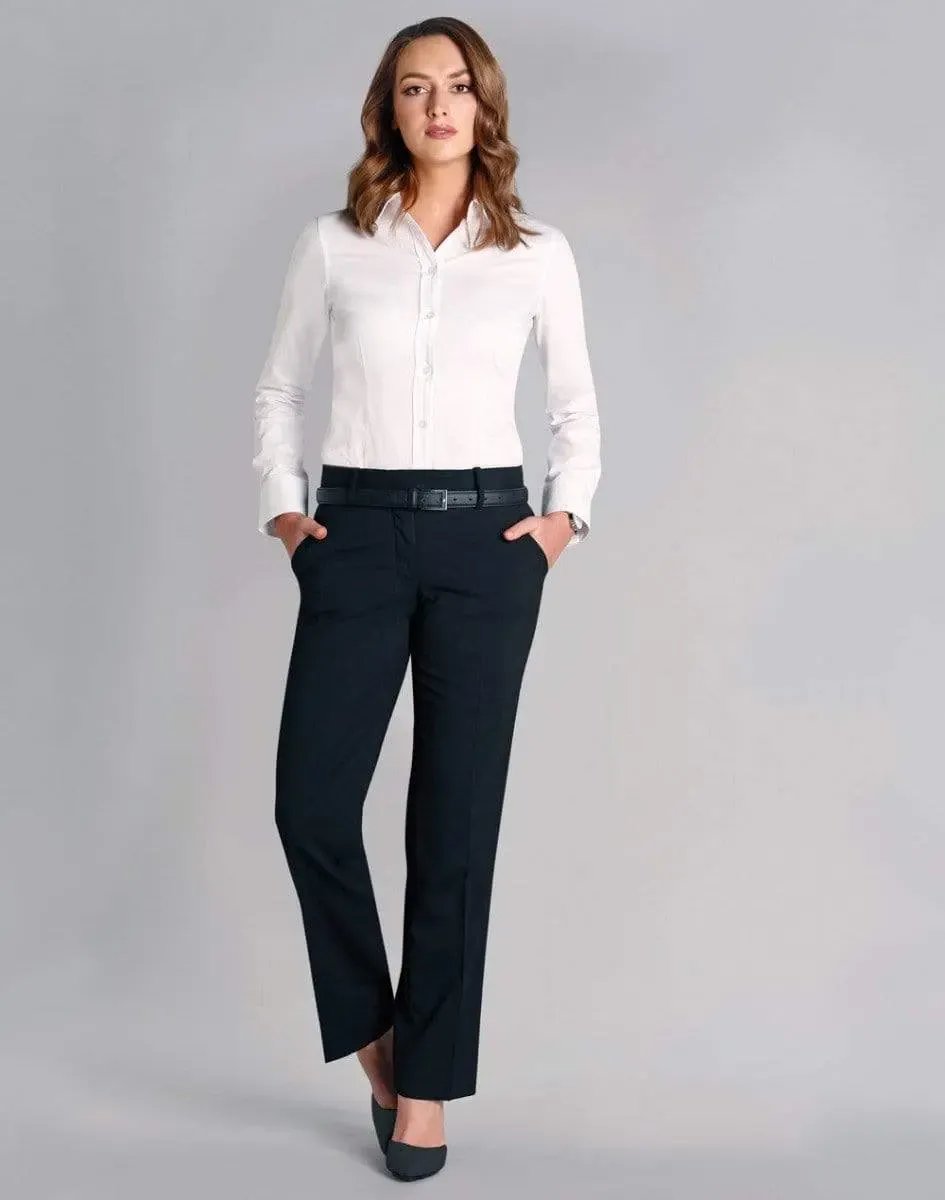 BENCHMARK Women's Wool Blend Stretch Low Rise Pants M9410